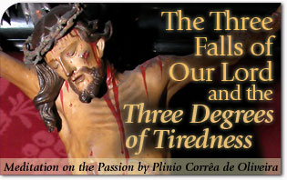 The Three Falls of Our Lord and the Three Degrees of Tiredness